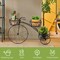 Bicycle Style Flower Pot Holder 3 Tier Iron Plant Stand Basket Rack Black